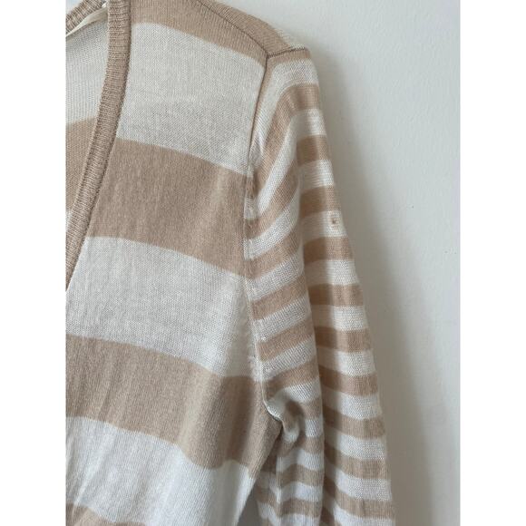 GUESS STRIPPED CROPPED CARDIGAN SIZE XS - Picture 4 of 7